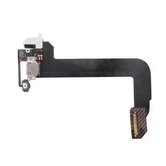 Charging Port + Audio Flex Cable for iPod Touch 6 (White)