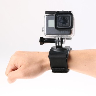 GP278 3 in 1 Hand Wrist Arm Leg Straps 360-degree Rotation Mount for GoPro Hero11 Black / HERO10 Black / HERO9 Black / HERO8 Bla