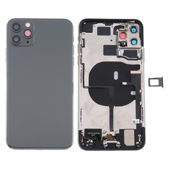 Battery Back Cover Assembly (with Side Keys & Power Button + Volume Button Flex Cable & Wireless Charging Module & Motor & Charg