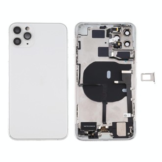 Battery Back Cover Assembly (with Side Keys & Power Button + Volume Button Flex Cable & Wireless Charging Module & Motor & Charg