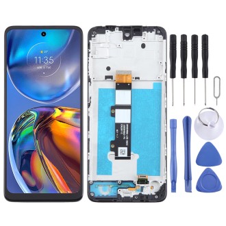 For Motorola Moto E32 OEM LCD Screen Digitizer Full Assembly with Frame