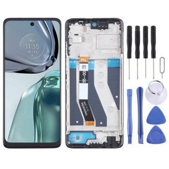 For Motorola Moto G62 India OEM LCD Screen Digitizer Full Assembly with Frame