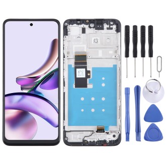 For Motorola Moto G23 OEM LCD Screen Digitizer Full Assembly with Frame