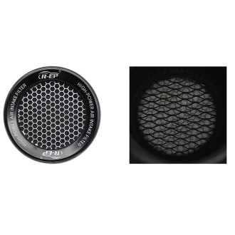 XH-UN077-079 Car High Flow Cold Cone Engine Air Intake Filter, Size:76mm(Black)