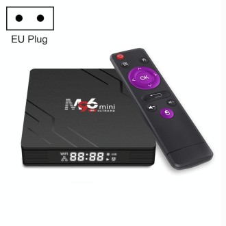 M96mini 4K Smart TV BOX Android 9.0 Media Player with Remote Control, Quad-core RK3228A, RAM: 2GB, ROM: 16GB, Dual Band WiFi, EU