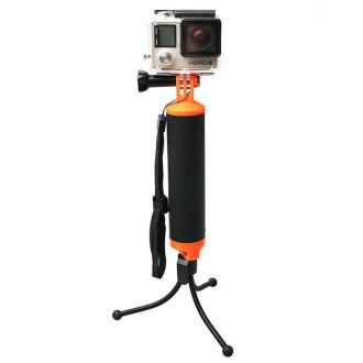 Floating Handle Grip with Tripod Holder & Adjustable Anti-lost Strap for GoPro Hero11 Black / HERO10 Black / HERO9 Black /HERO8 