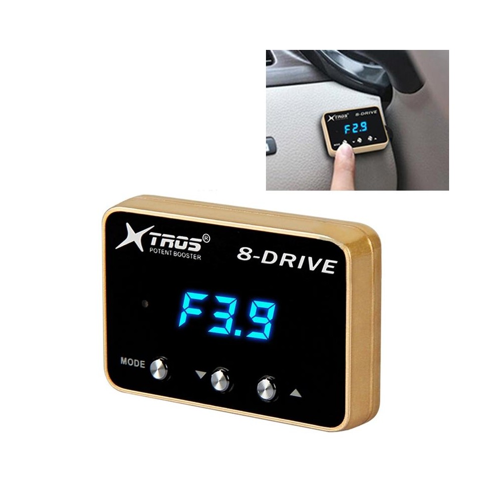 For Jeep Wrangler JK 2007-2017 TROS 8-Drive Potent Booster Electronic Throttle Controller Speed Booster