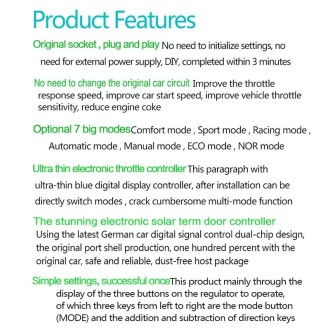 For Toyota Corolla 2005-2007 TROS 8-Drive Potent Booster Electronic Throttle Controller Speed Booster