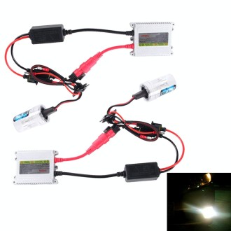 DC12V 35W 2x H1 HID Slim Xenon Light, High Intensity Discharge Lamp, Color Temperature: 4300K