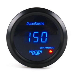 Car Modified 12V Universal 52mm Blue Light Digital Display Meter, Style:Water Temperature Gauge