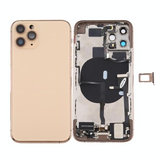 Battery Back Cover Assembly (with Side Keys & Power Button + Volume Button Flex Cable & Wireless Charging Module & Motor & Charg