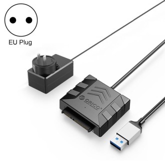 ORICO UTS1 USB 3.0 2.5-inch SATA HDD Adapter with 12V 2A Power Adapter, Cable Length:1m(EU Plug)