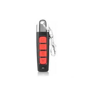 433MHz Copy Type Universal Wireless Garage Door Key 4 Buttons Copy Remote Control Transmitter(Red)