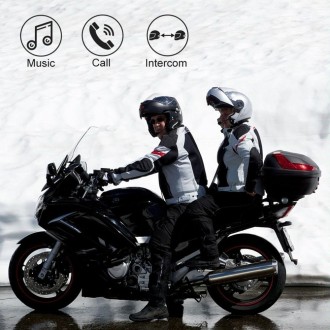 BT-S3  Motorcycle Helmet Wireless Bluetooth Earphone Waterproof Handsfree Interphone Walkie talkie with FM Radio