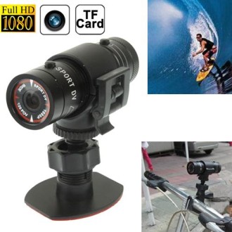 F9 Full HD 1080P Action Helmet Camera / Sports Camera / Bicycle Camera, Support TF Card, 120 Degree Wide Angle Lens