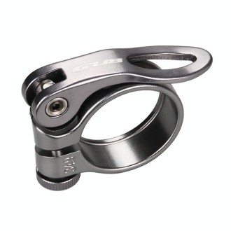 GUB CX-49 34.9mm Aluminum Ultralight Bicycle Seat Post Clamp(Titanium Color)