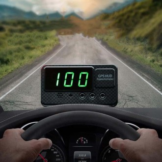 Kingneed C60S 3inch Car HUD Head-up Display Car Universal GPS Satellite Speedometer Speeding Alarm Speeding Alarm / GPS Satellit