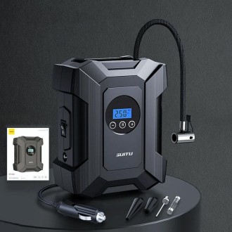 SUITU  ST-818  DC 12V Wired Car Air Pump Tire Inflator With LED Lighting Digital Display Model