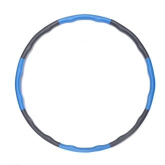 Removable Foam Thin Waist Fitness Ring(Blue Gray 8 Sections)