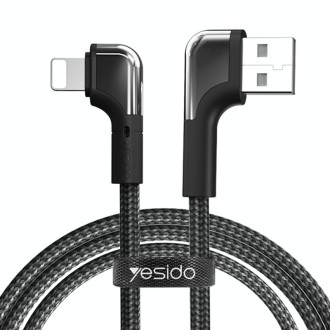 Yesido CA80 2.4A Elbow USB to 8 Pin Charging Cable, Length: 1.2m