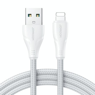 JOYROOM 2.4A USB to 8 Pin Surpass Series Fast Charging Data Cable, Length:2m(White)