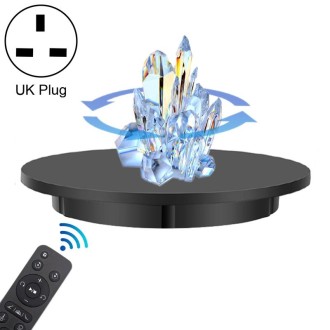 60cm Charging Rotating Display Stand Video Shooting Turntable, Load: 100kg, Power Plug:UK Plug(Black)