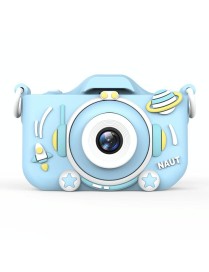 Q10 HD 1080P Dual-Camera Astronaut Kids Camera Photo and Video Digital Camera(Blue)