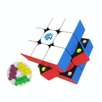 GAN356M Competition Foggy Third-Order Magnetic Magic Cubes, Style: Standard Version