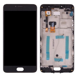 TFT LCD Screen for Meizu M3 Note / Meilan Note 3 CN Digitizer Full Assembly with Frame(Black)