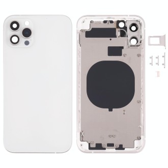 Back Housing Cover with Appearance Imitation of iP13 Pro for iPhone 11(White)