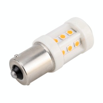 2 PCS 1156 / BA15S 4.5W DC 12V Car Auto Ceramics Turn Lights 18LEDs SMD-3030 Lamps, with Projector Lens (Orange Light)