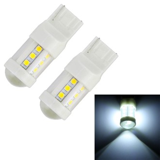 2 PCS T20 / 7440 4.5W DC 12V 6000K 360LM Car Auto Ceramics Turn Lights / Reversing Light 18LEDs SMD-3030 Lamps, with Projector L