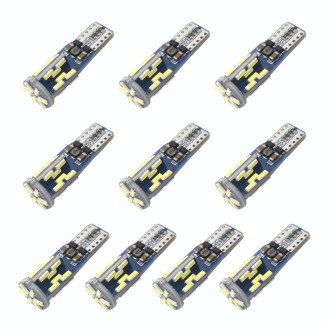 10 PCS T10 DC12V / 3W / 6000K / 180LM Car Canbus Decoding LED Clearance Lights with 30LEDs SMD-4041 Lamp Beads