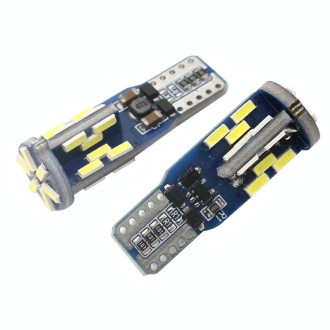 10 PCS T10 DC12V / 3W / 6000K / 180LM Car Canbus Decoding LED Clearance Lights with 30LEDs SMD-4041 Lamp Beads