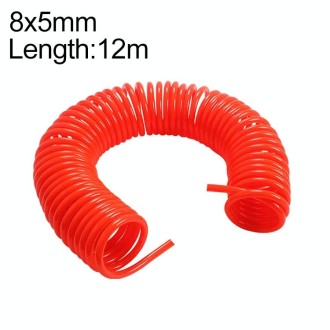 LAIZE Compressor Air Flexible PU Spring Tube without Connector, Specification:8x5mm, 12m