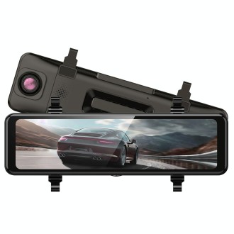 Anytek Q8 4K HD Large Screen Car Recorder Double Record Reversing Image Rear View Mirror Night Vision Recorder