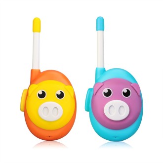 1 Pair RETEVIS RB16 US Frequency FRS467 1CHS License-free Cartoon Children Handheld Walkie Talkie