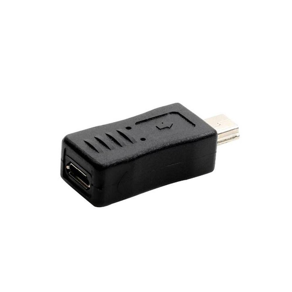 USB 2.0 Mini USB to Micro USB Female Adapter(Black)