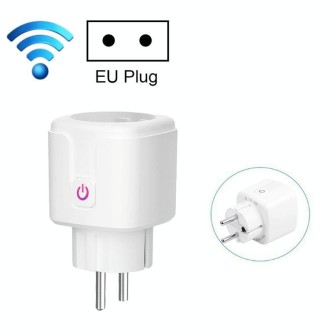 Tuya Smart App Wifi Smart Socket Phone Remote Timing Voice Switch Supports Alexa EU Plug, Style: 16A Power Model