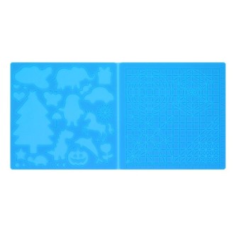 3D Printing Pen Copy Silicone DIY Painting Template Mat, Specification: Blue Large