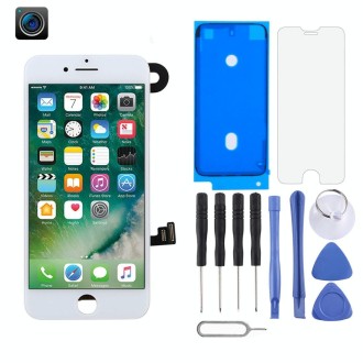 TFT LCD Screen for iPhone 7 with Digitizer Full Assembly include Front Camera (White)