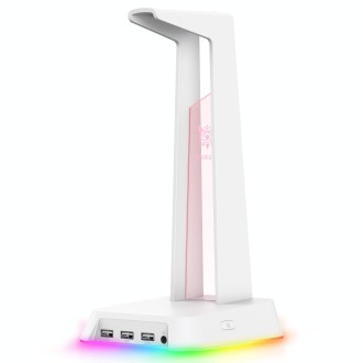 ONIKUMA ST-2 RGB Lighting Headset Holder Stand(White)