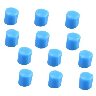 12pcs /Box Silicone Mud Children Sleep Earplugs Noise Reduction Swimming Waterproof Ear Plugs(Blue)