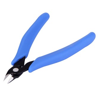 FC-120 Mini Electronic Pliers Diagonal Side Cutting  Cable Wire Cutter Repair Hand Tool(Blue)