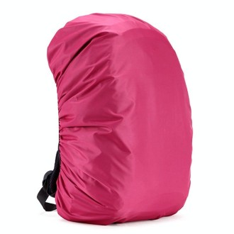 55-60L Adjustable Waterproof Dustproof Backpack  Rain Cover Portable Ultralight Protective Cover(Pink)