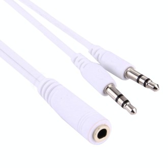 1M Hi-Fi AUX Audio Cable 3.5mm Dual Male to Female Plug Jack Stereo Audio Wire for iPhone, iPad, Samsung, MP3, MP4, Sound Card, 