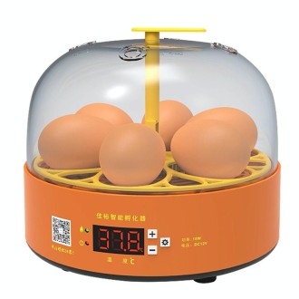 6-Eggs Small Household Experimental Children Smart Chicken Incubators, Spec: Dual-electric Automatic AU Plug