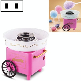 Retro Trolley Mini Cotton Candy Machine, Specification:National Standard 220 V(Pink)