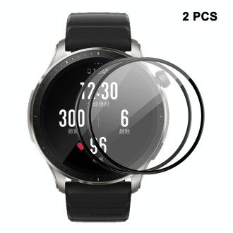 2pcs For Amazfit GTR 4 ENKAY 3D Full Coverage Soft PC Edge + PMMA HD Screen Protector Film