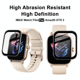 For Amazfit GTS 3 IMAK Plexiglass HD Watch Protective Film